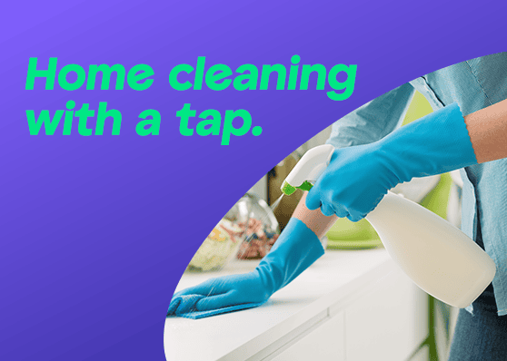Home Cleaning with a tap