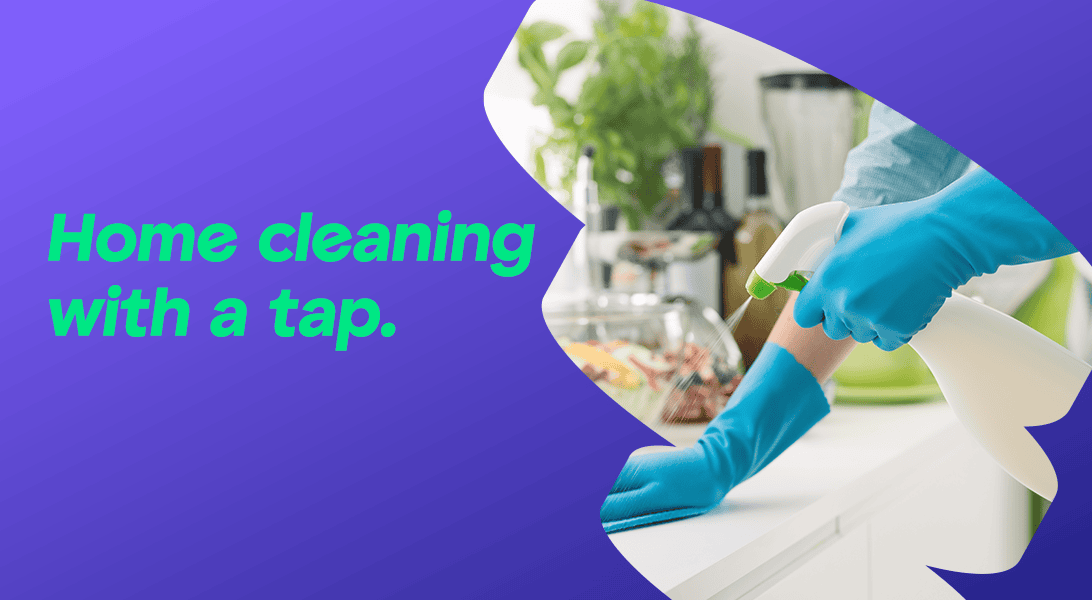Home Cleaning with a tap